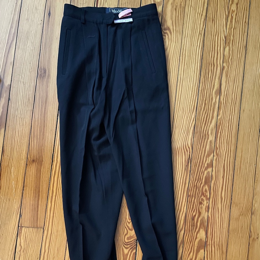 MaxMara Black Trousers